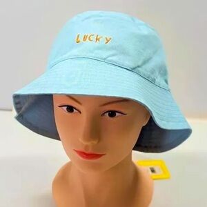 Kerry Rosenthal Blue Bucket Hat NWT